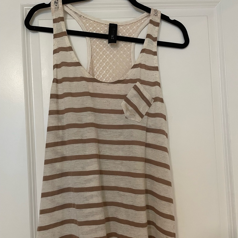 Boho striped tank
